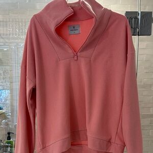 Dudley Stephens Pink Cowl Neck Sweater